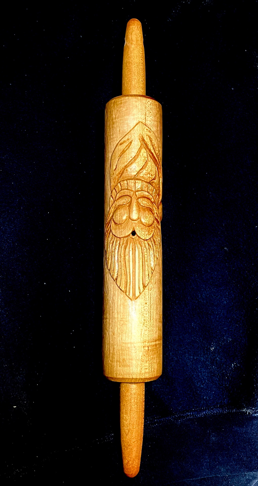 Wood Carved Rolling Pin